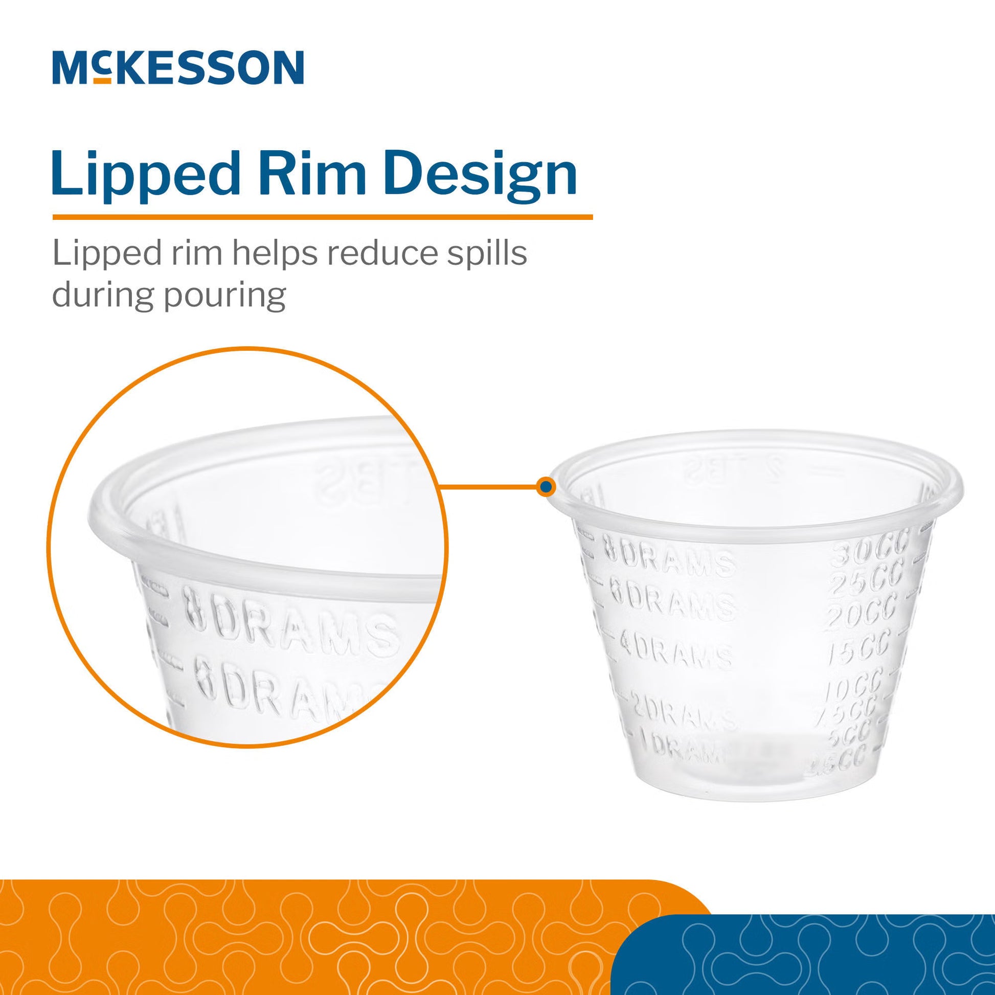 McKesson Graduated Medicine Cups