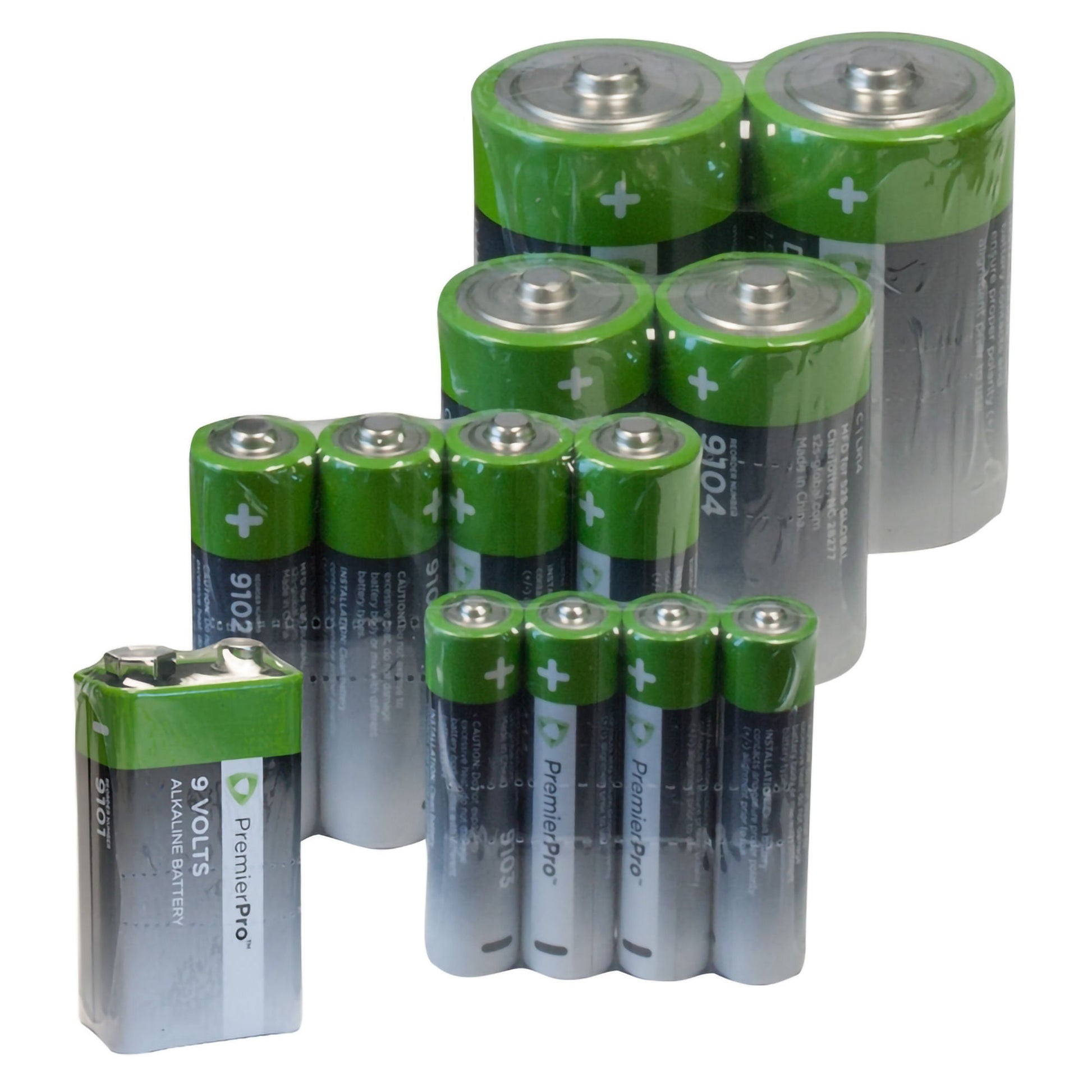 PremierPro Alkaline Battery AA Cell 3 Volt Disposable 4 Pack