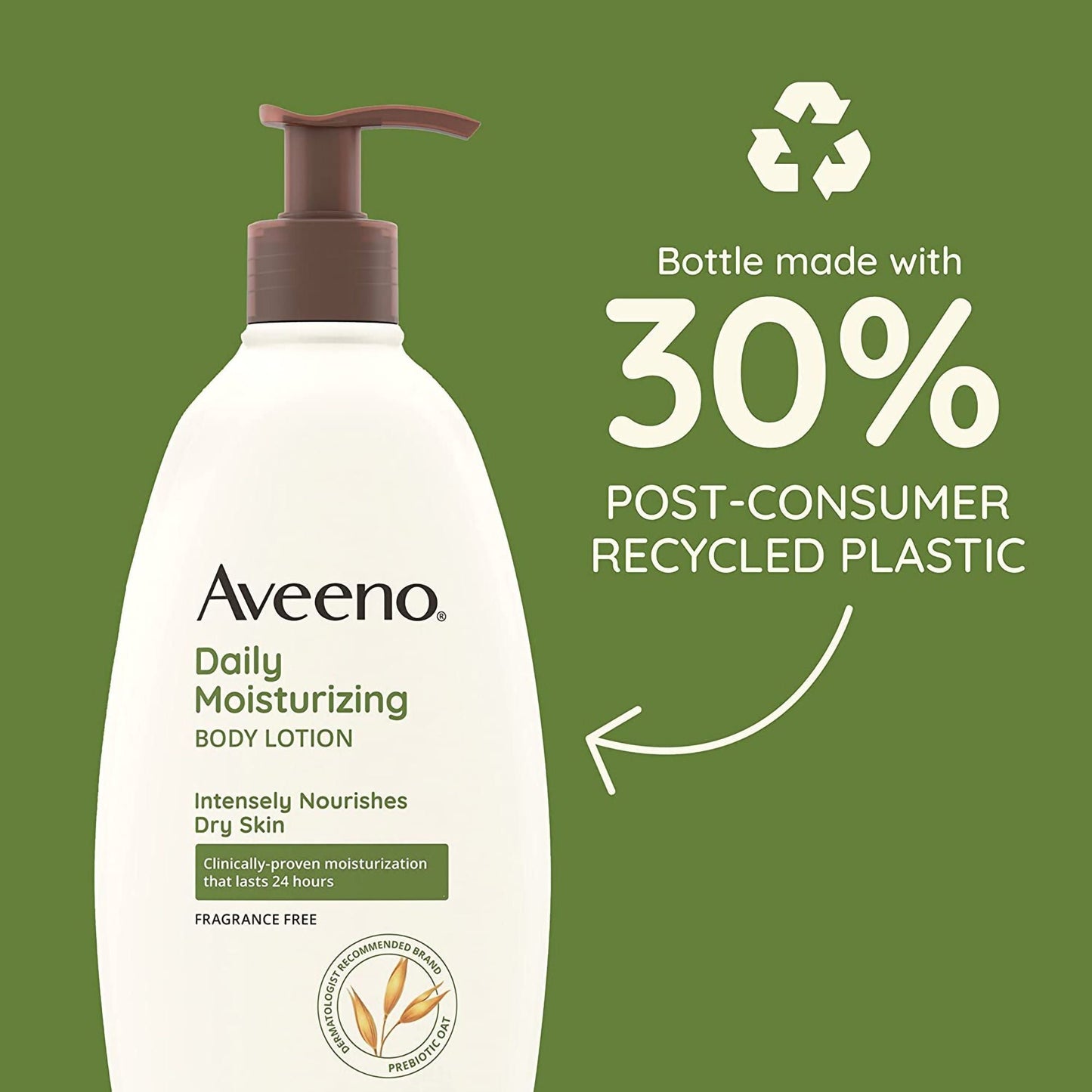 Aveeno® Daily Moisturizing Body Lotion Fragrance Free, Pump Bottle