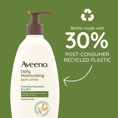 Aveeno® Daily Moisturizing Body Lotion Fragrance Free, Pump Bottle