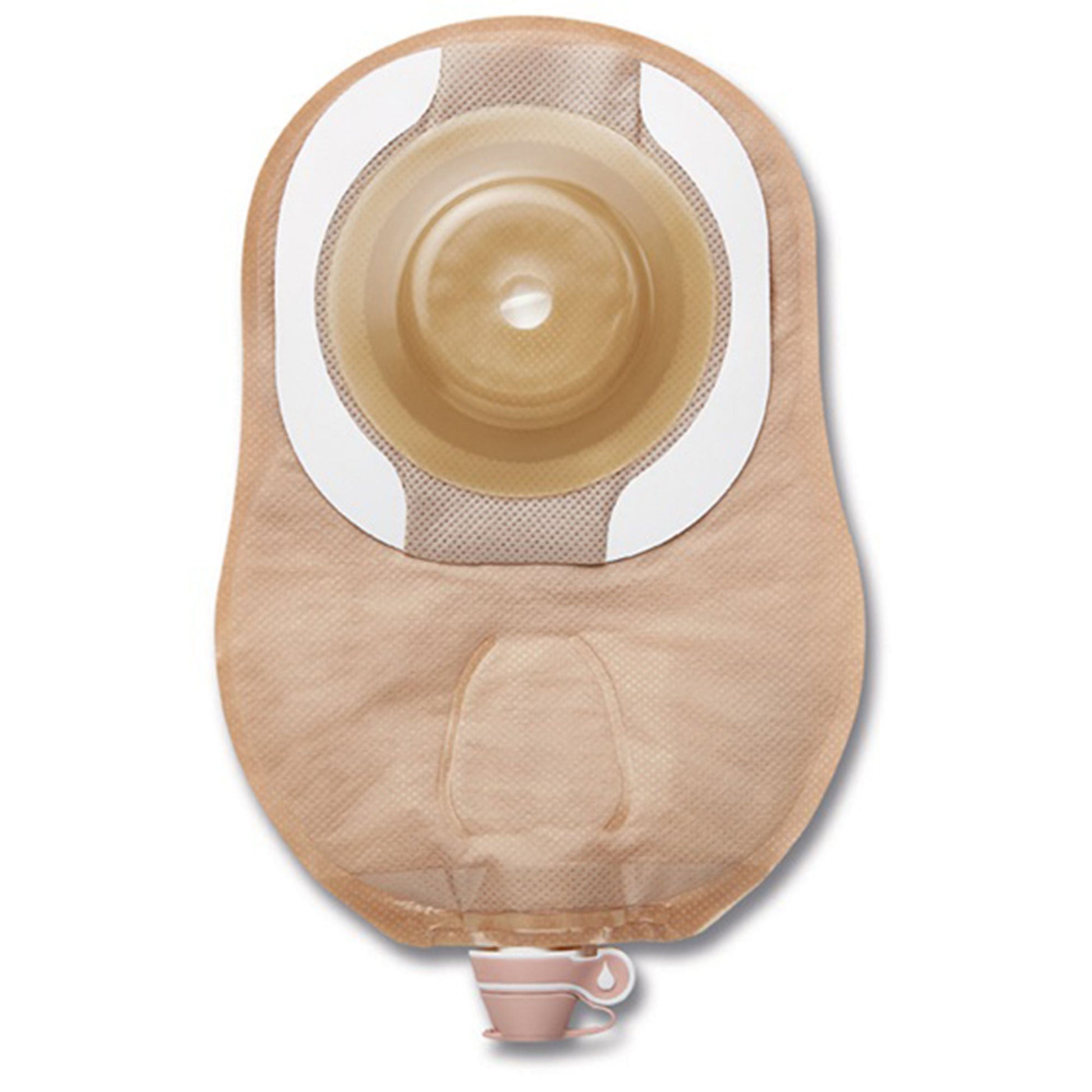 CeraPlus™ Soft Convex 1-Piece Beige Urostomy Pouch, Pre-cut to Fit Stomas