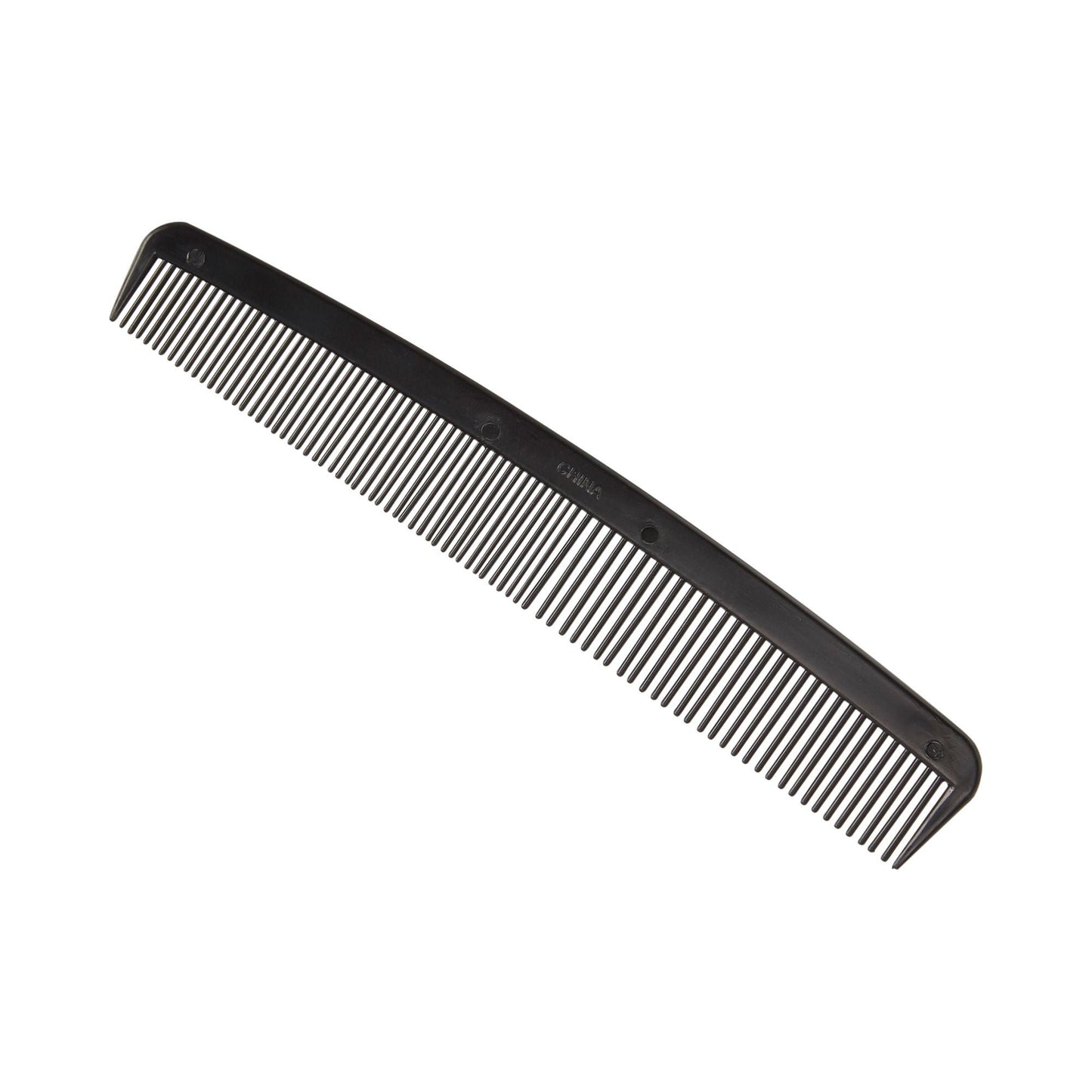 McKesson Black Plastic Hair Comb, 7 Inch
