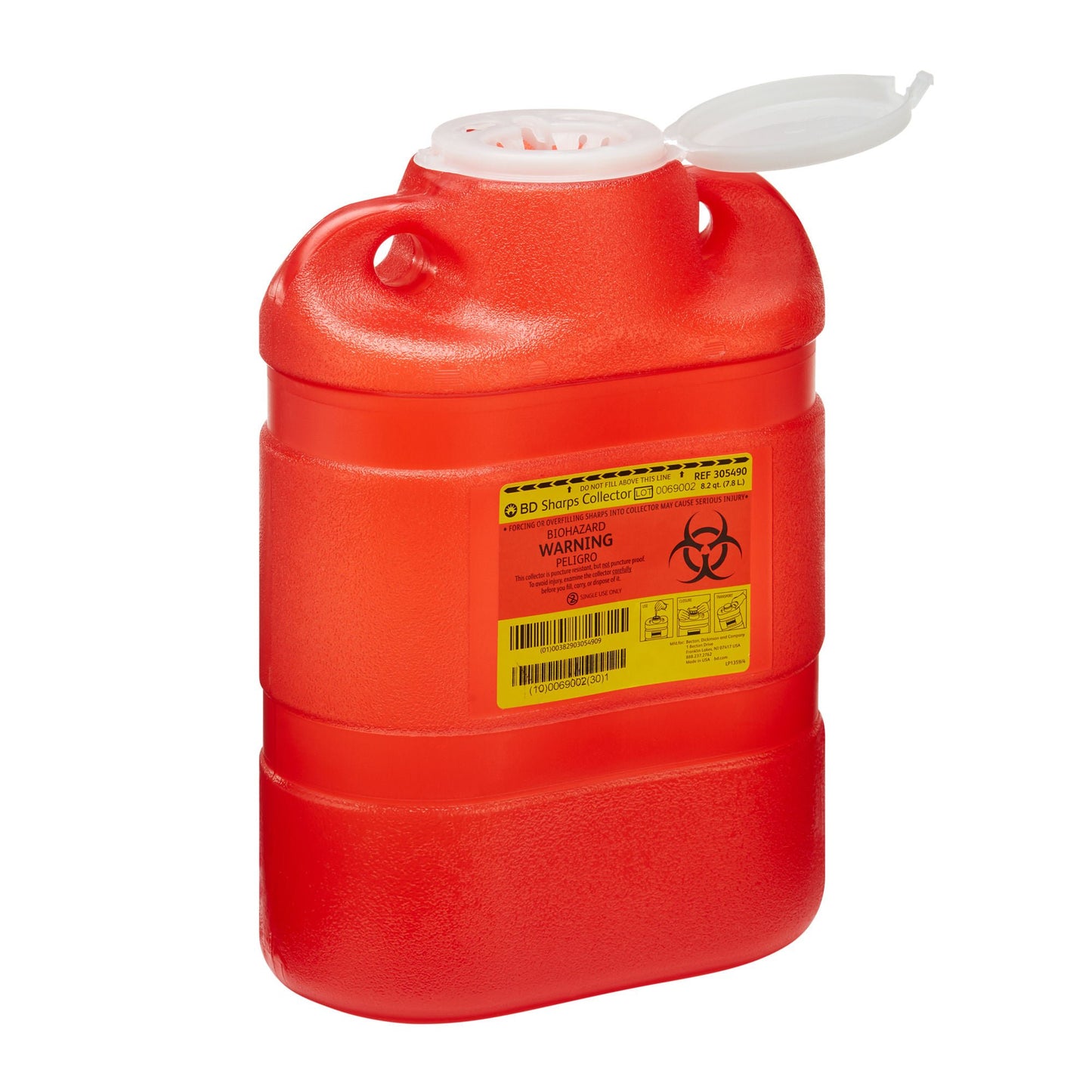 BD Sharps Container, 8.2 Quart