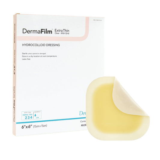 DermaFilm® Thin with Border Hydrocolloid Dressing