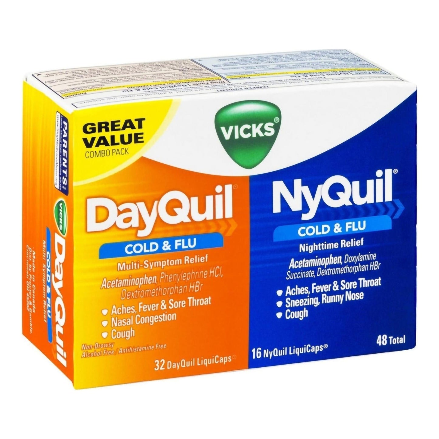Vicks DayQuil/NyQuil Cold & Flu LiquiCaps