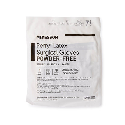 Sterile McKesson Perry® Latex Surgical Gloves, Brown - view 5