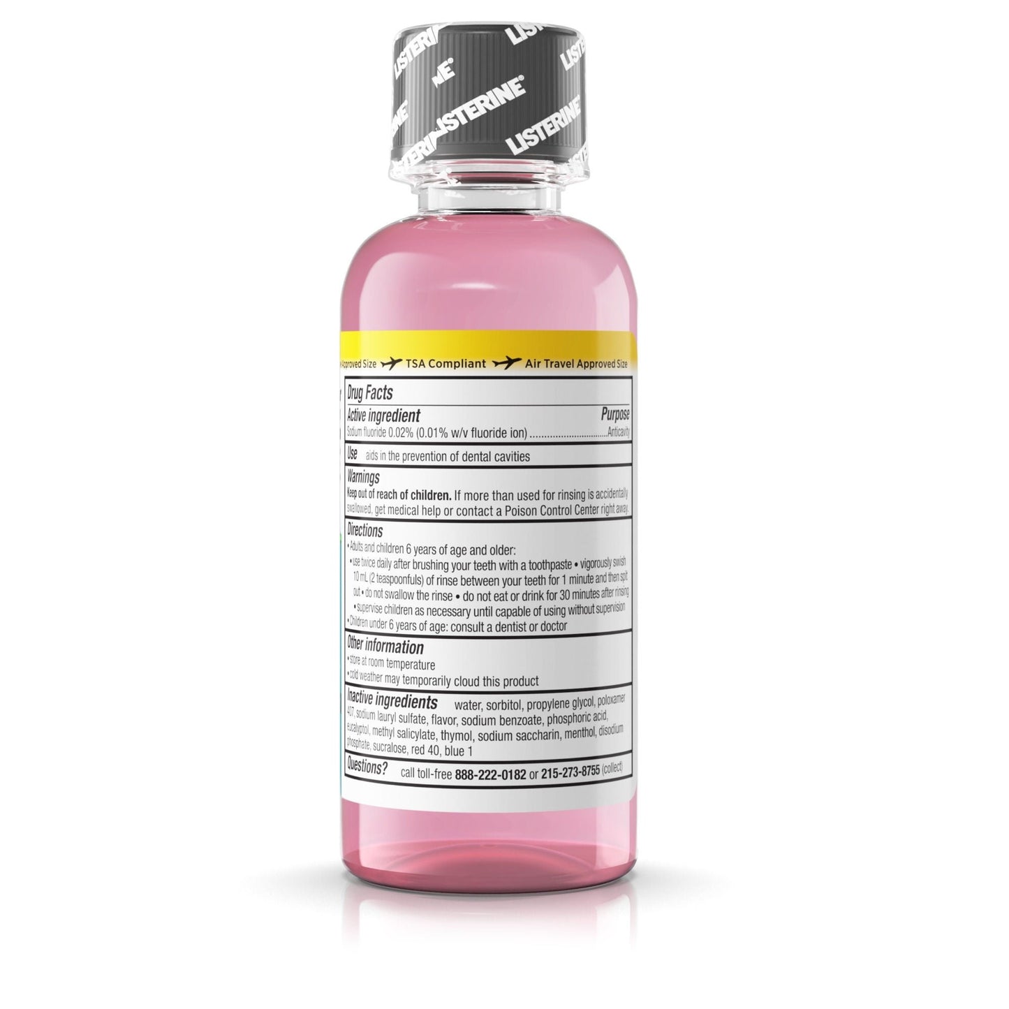 Listerine® Total Care Zero® Fresh Mint Mouthwash, Bottle