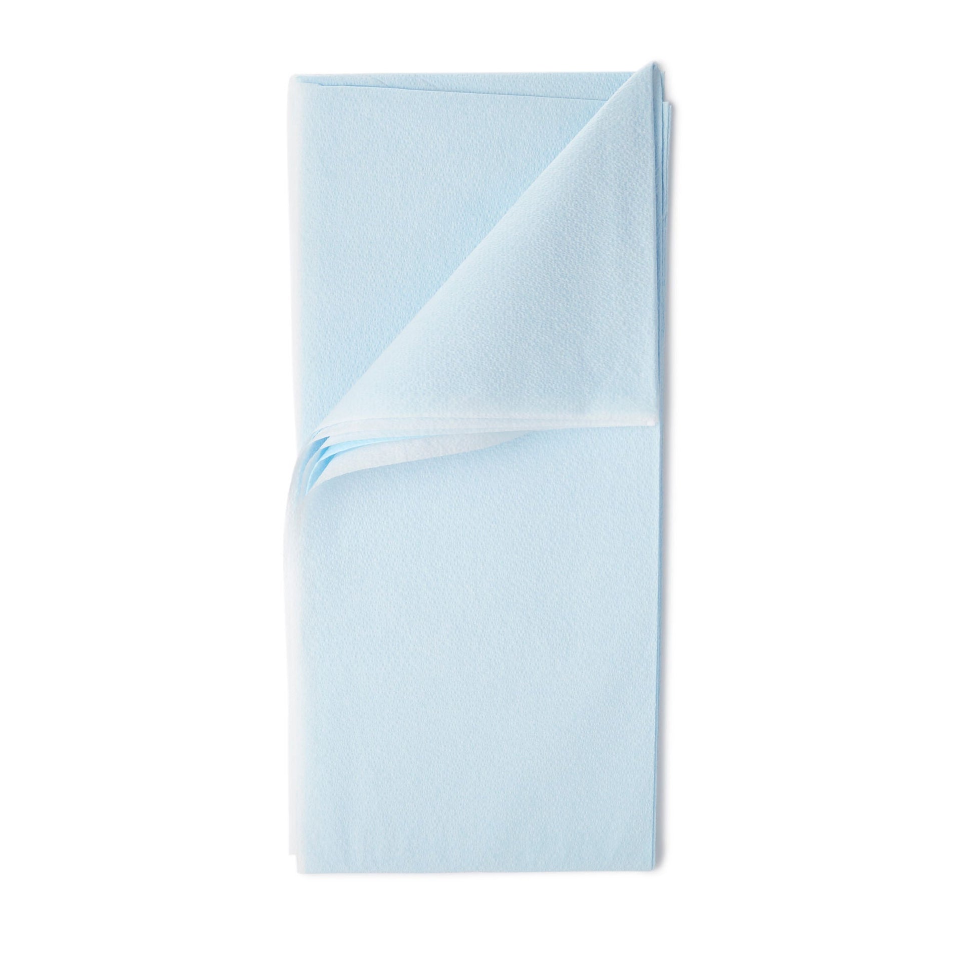 Graham Medical Blue / White Flat Stretcher Sheet