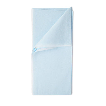 Graham Medical Blue / White Flat Stretcher Sheet