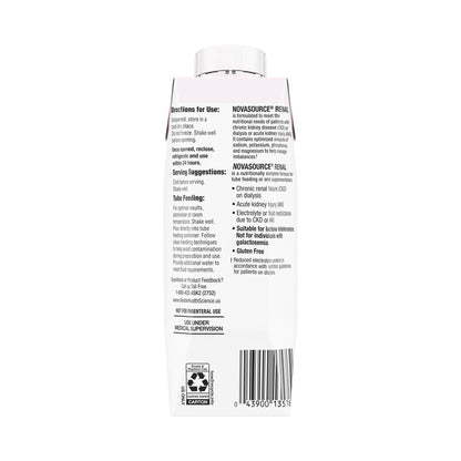 Novasource® Renal Strawberry Formula for Patients on Dialysis, Carton