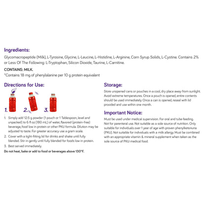 PhenylAde® GMP Mix-In for the Dietary Management of Phenylketonuria, Unflavored