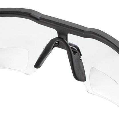 Milwaukee Safety Glasses - +1.50 Magnified Clear Anti-Scratch Lenses (Polybag) 48-73-2203