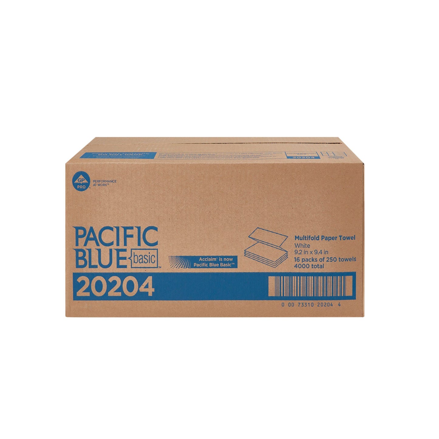 Pacific Blue Basic™ Multi-Fold Paper Towel, 250