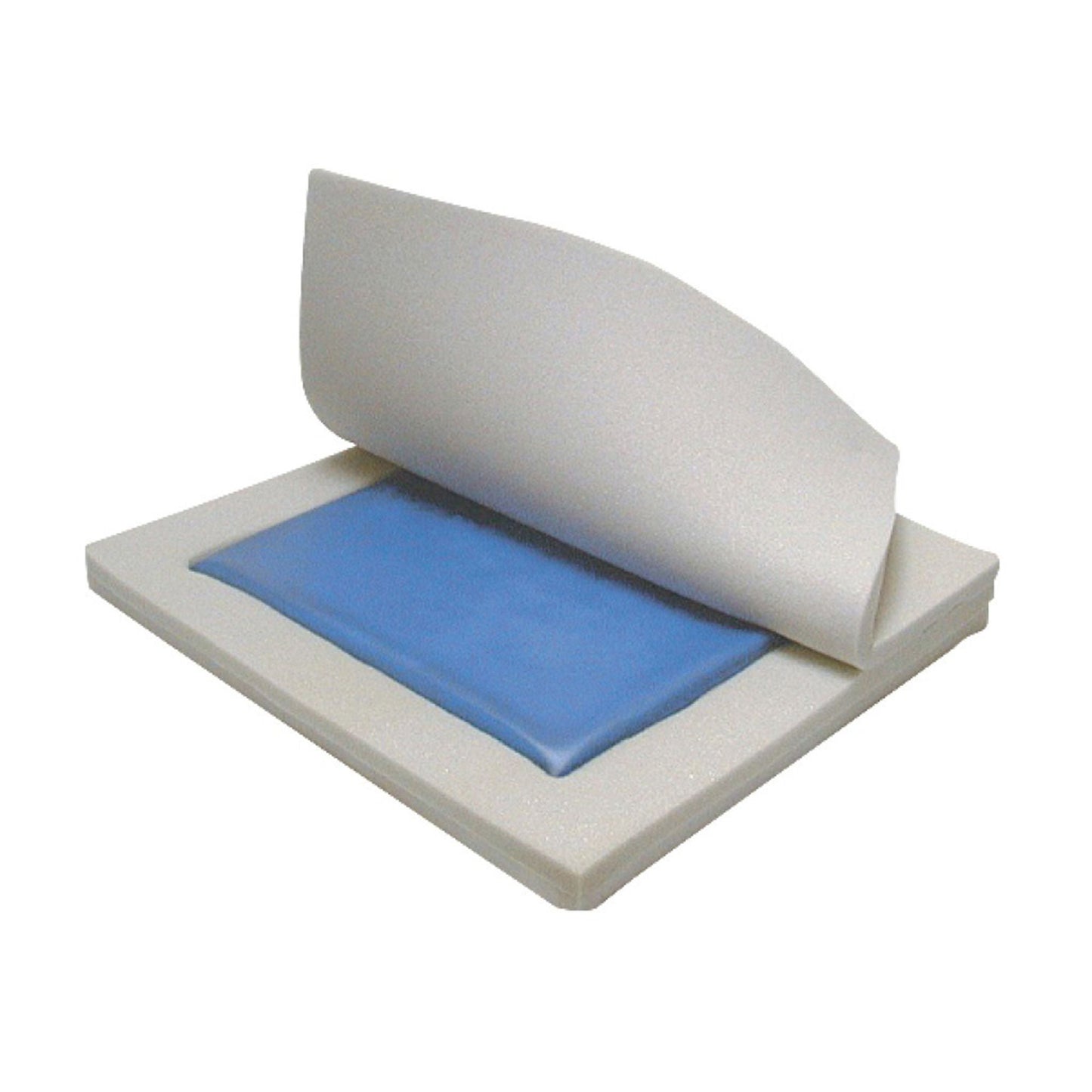 Gel "E" Seat Cushion, Gel / Foam, Blue