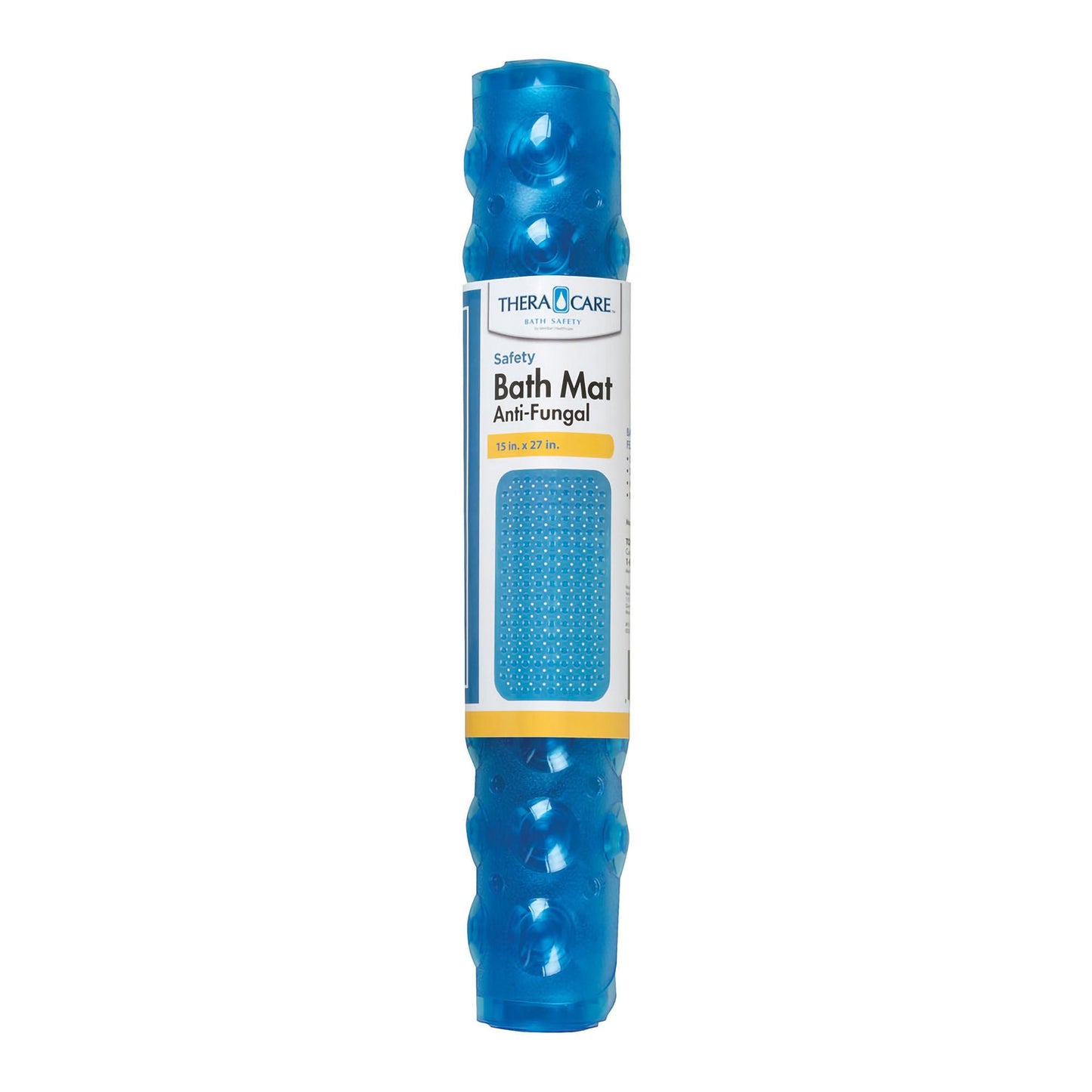 Theracare Bathtub Mat, Antifungal, Blue