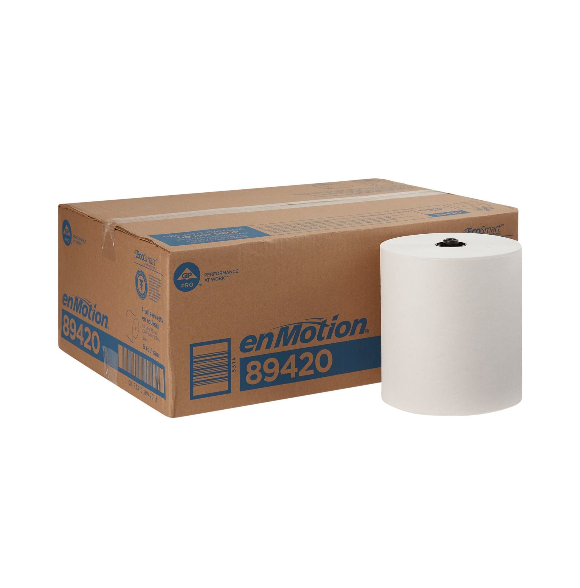 enMotion® Touchless White Paper Towel, 8-1/