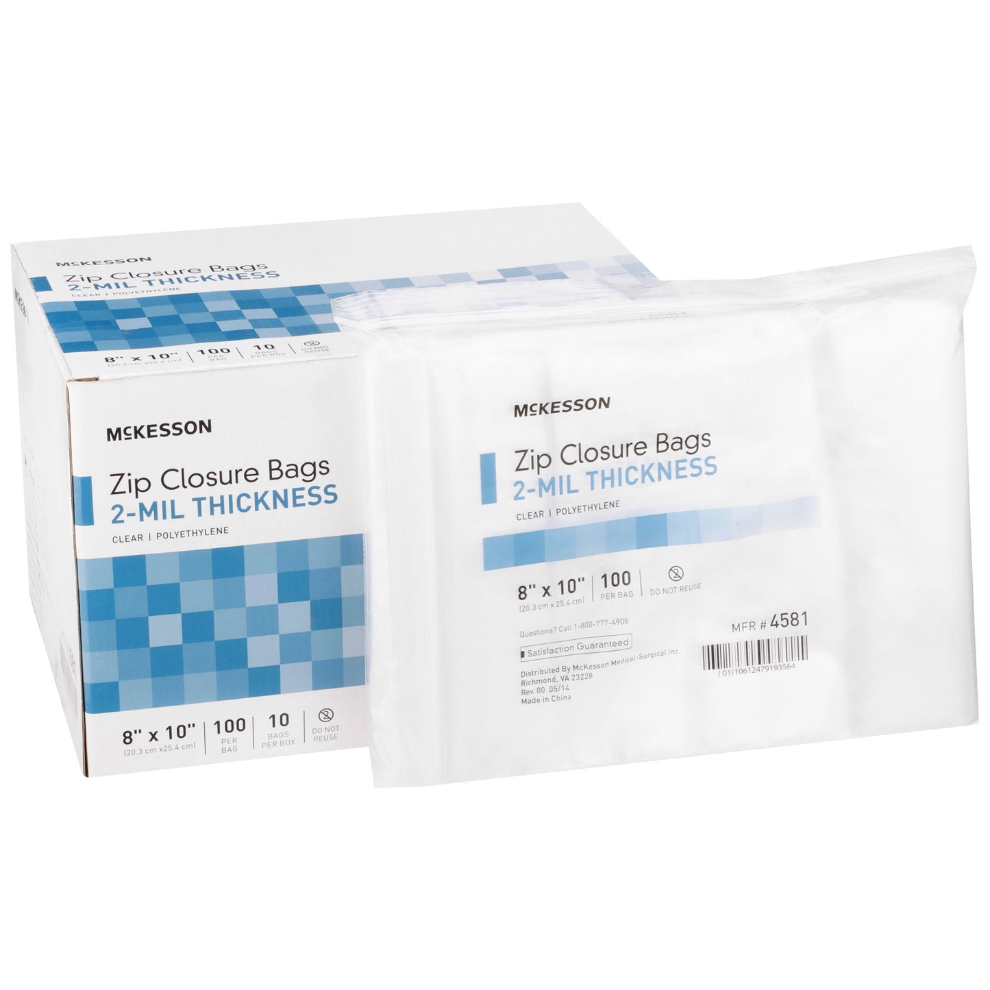 McKesson Zip Closure Bag