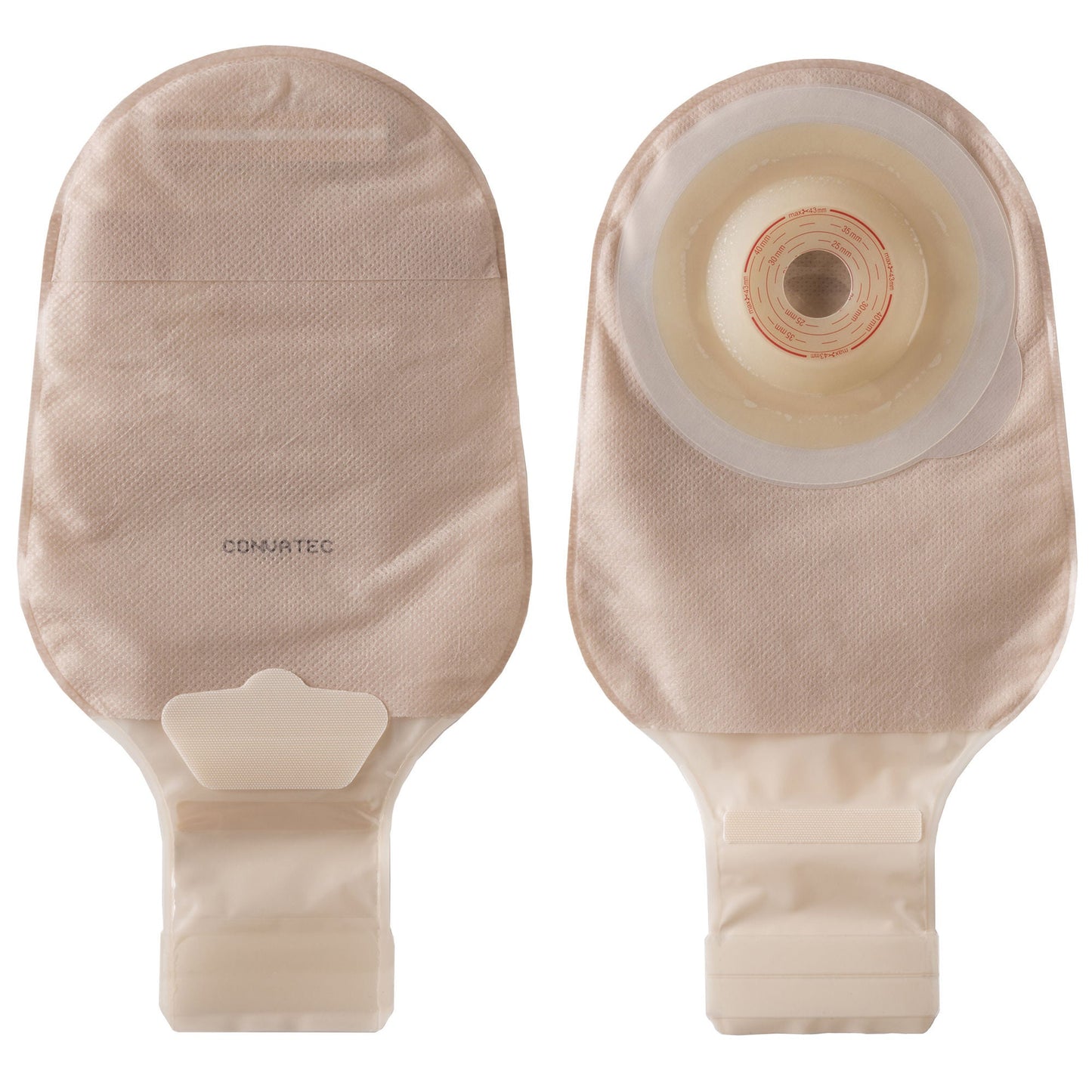 Esteem™+ Flex One-Piece Opaque Ostomy Pouch, Cut to Fit Stomas