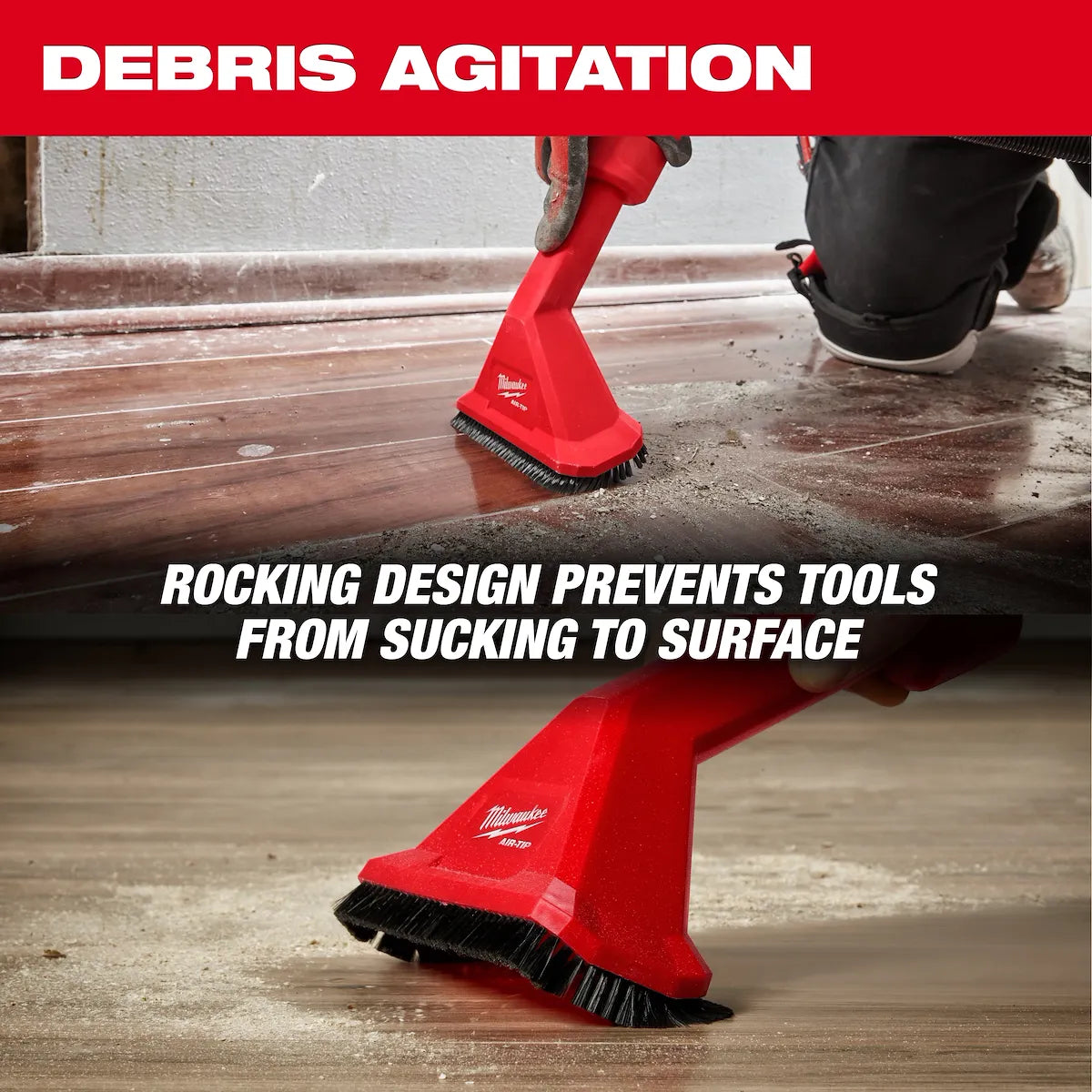 Milwaukee AIR-TIP Rocking Utility Nozzle w/ Brushes 49-90-2038