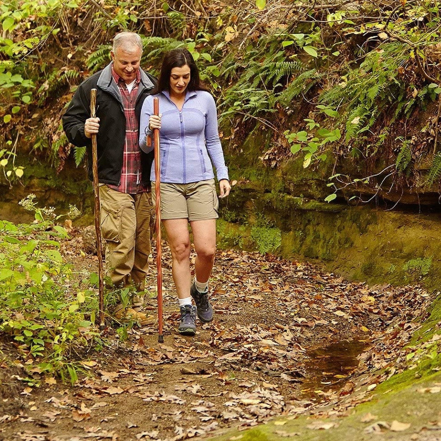 Brazos™ Twisted Walnut Derby Handcrafted Walking Cane, 34-Inch Height