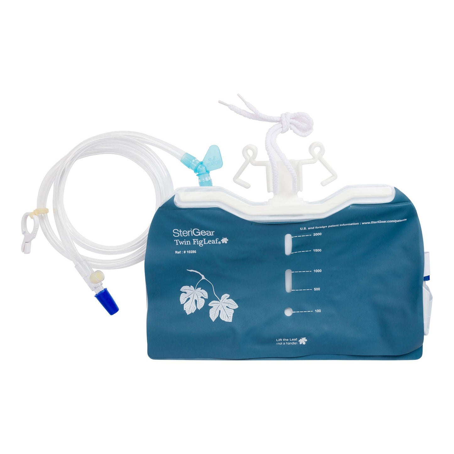 The Fig Leaf Urinary Drain Bag Anti-Reflux Valve Sterile Vinyl