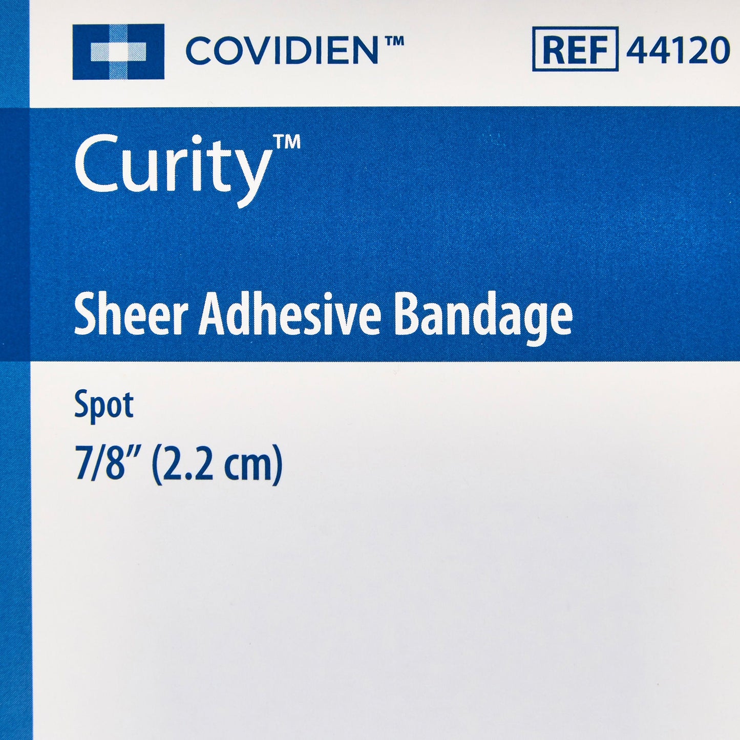 Curity™ Sheer Adhesive Spot Bandage, 7/8-Inch Diameter