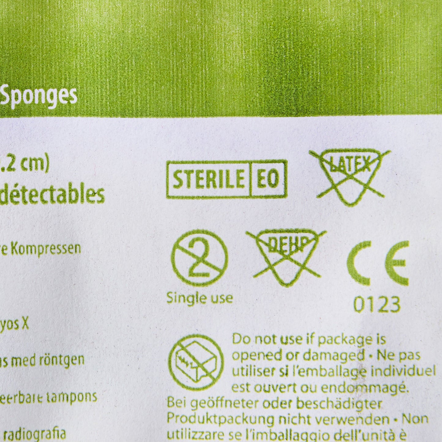 Visitec™ Sterile USP Type VII X-Ray Detectable Gauze Sponge, 16-Ply