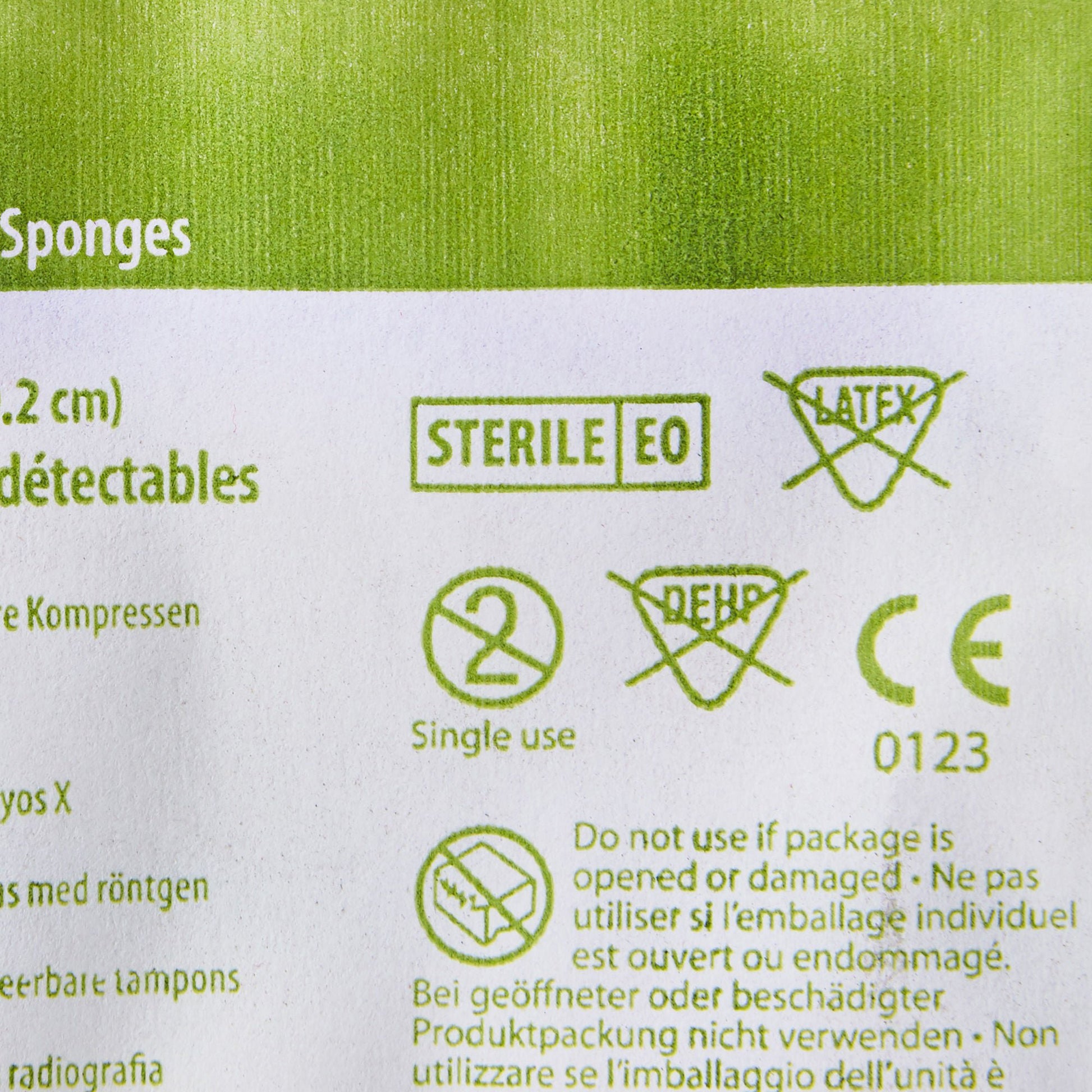 Visitec™ Sterile USP Type VII X-Ray Detectable Gauze Sponge, 16-Ply