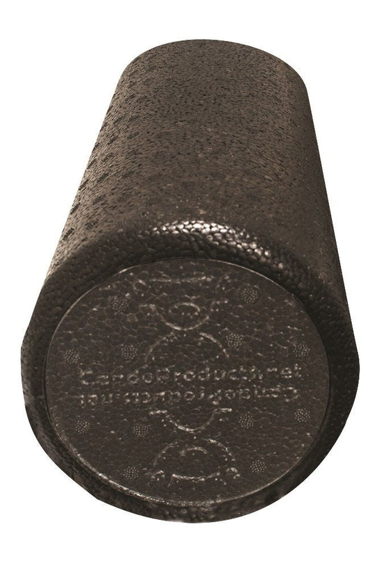 CanDo® Round Roller, Composite Foam, 6 in. Dia. x 12 in. L, Black