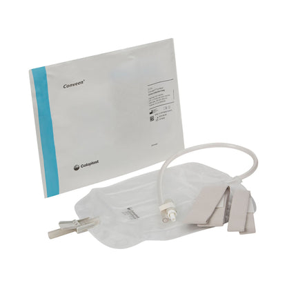 Conveen® Contour Urinary Leg Bag: Anti-Reflux Valve, Polyethylene/Flocked