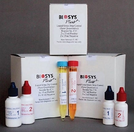 Biosys Plus Drop Multi-Analyte Control Set Urinalysis Positive Level / Negative Level 2 X 2 X