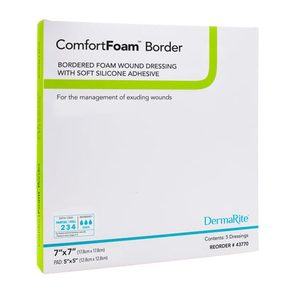 ComfortFoam™ Bordered Foam Wound Dressing w/ Soft Silicone Adhesive