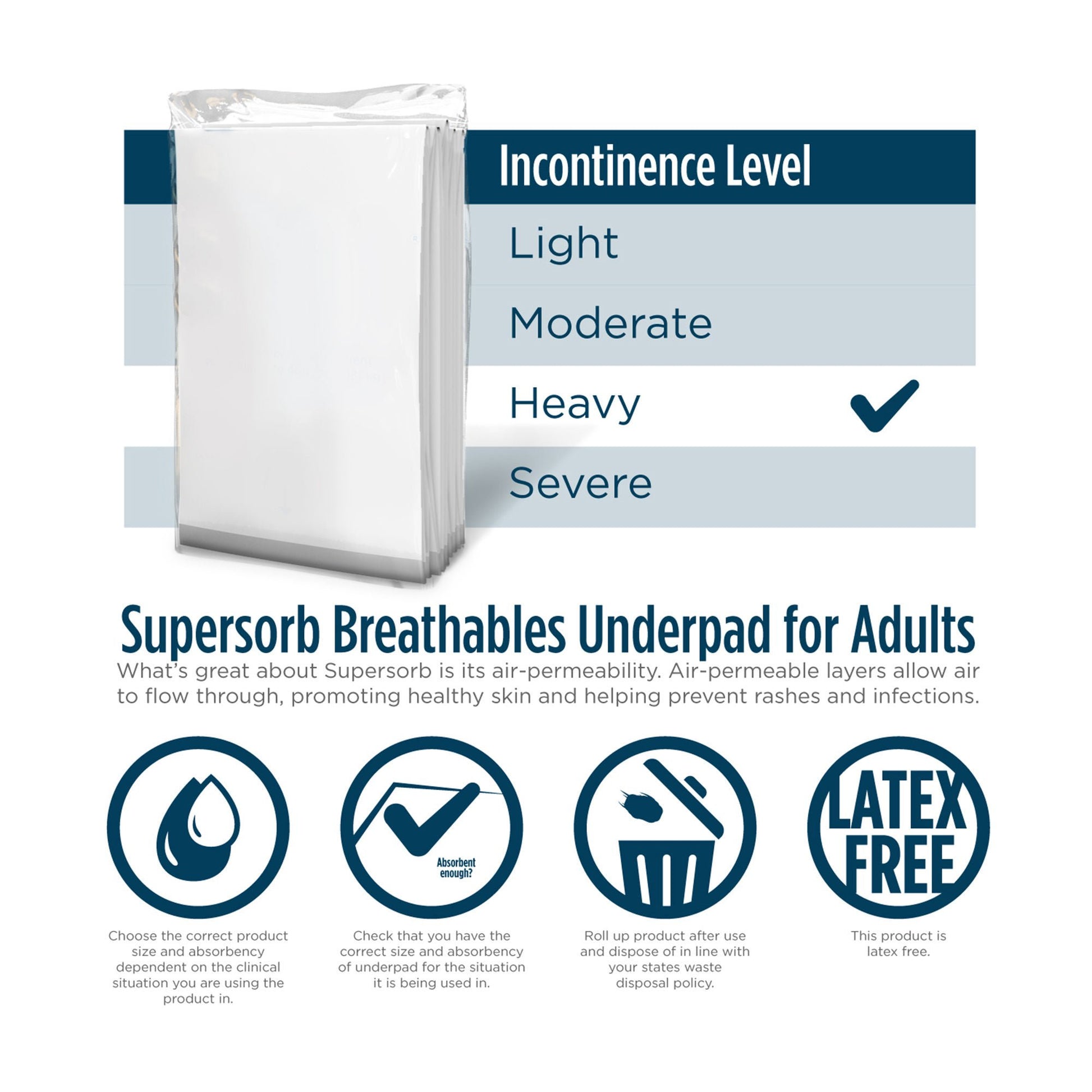 Attends® Supersorb Advanced Premium Underpad