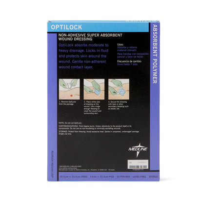Optilock Nonadherent Dressing, 6½ x