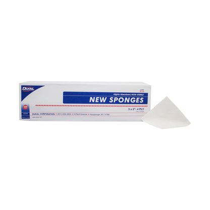 Dukal™ Nonwoven Sponge, 4-Ply