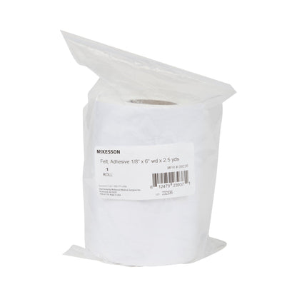McKesson White Wool / Rayon Adhesive Orthopedic Felt Roll