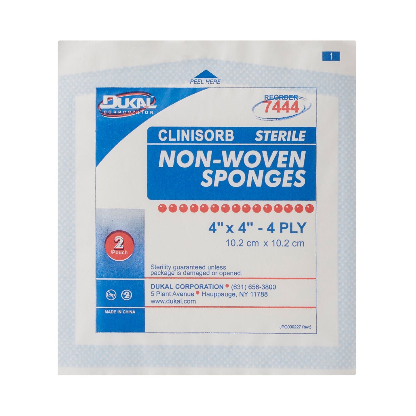 Clinisorb Sterile Nonwoven Sponge, 4-Ply