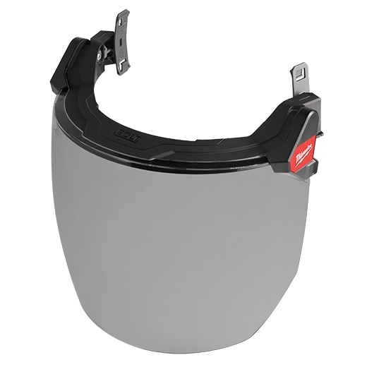 Milwaukee BOLT Full Face Shield - Gray Dual Coat Lens (Compatible with Safety Helmets & Hard Hats) 48-73-1425
