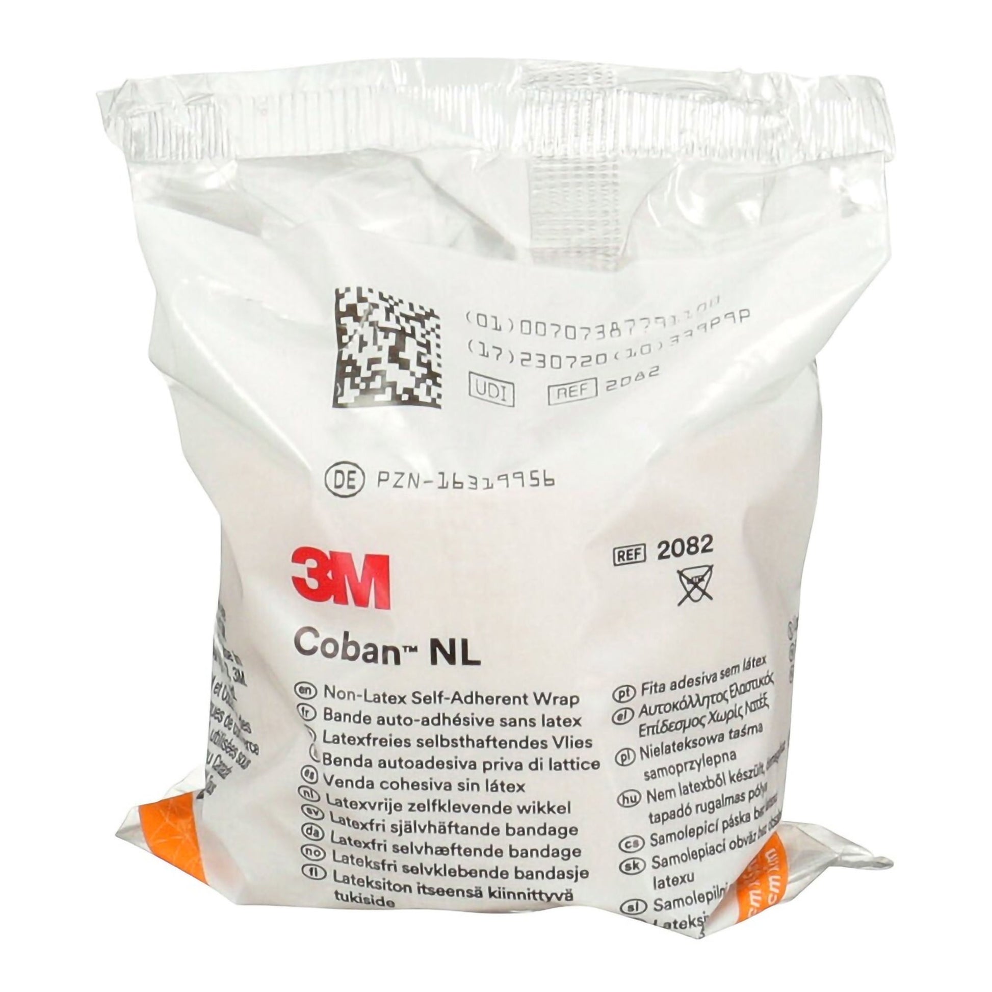 3M Coban LF Cohesive Bandage Self-adherent Closure Blue NonSterile Low Compression