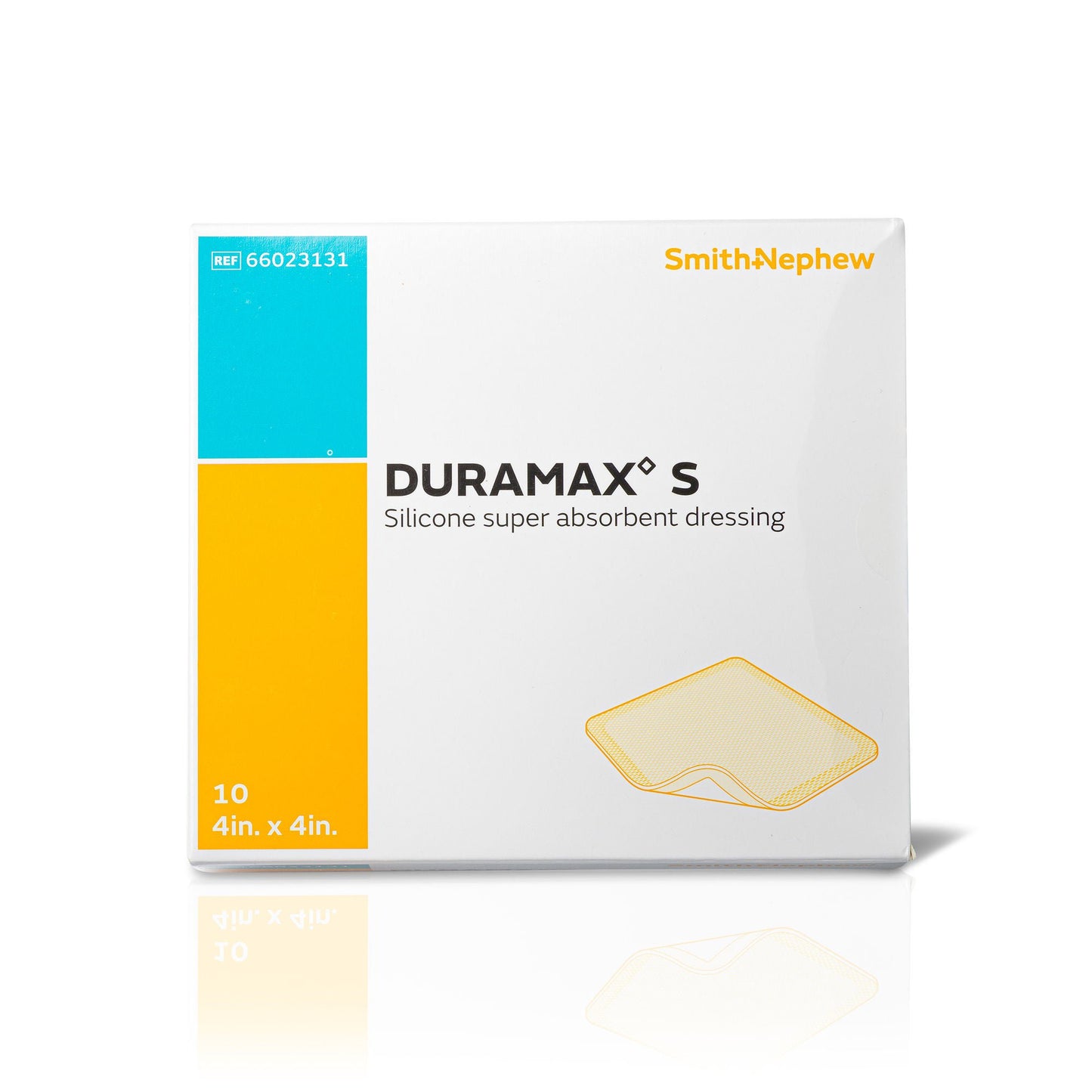 Duramax S Super Absorbent Dressing Silicone Adhesive Square