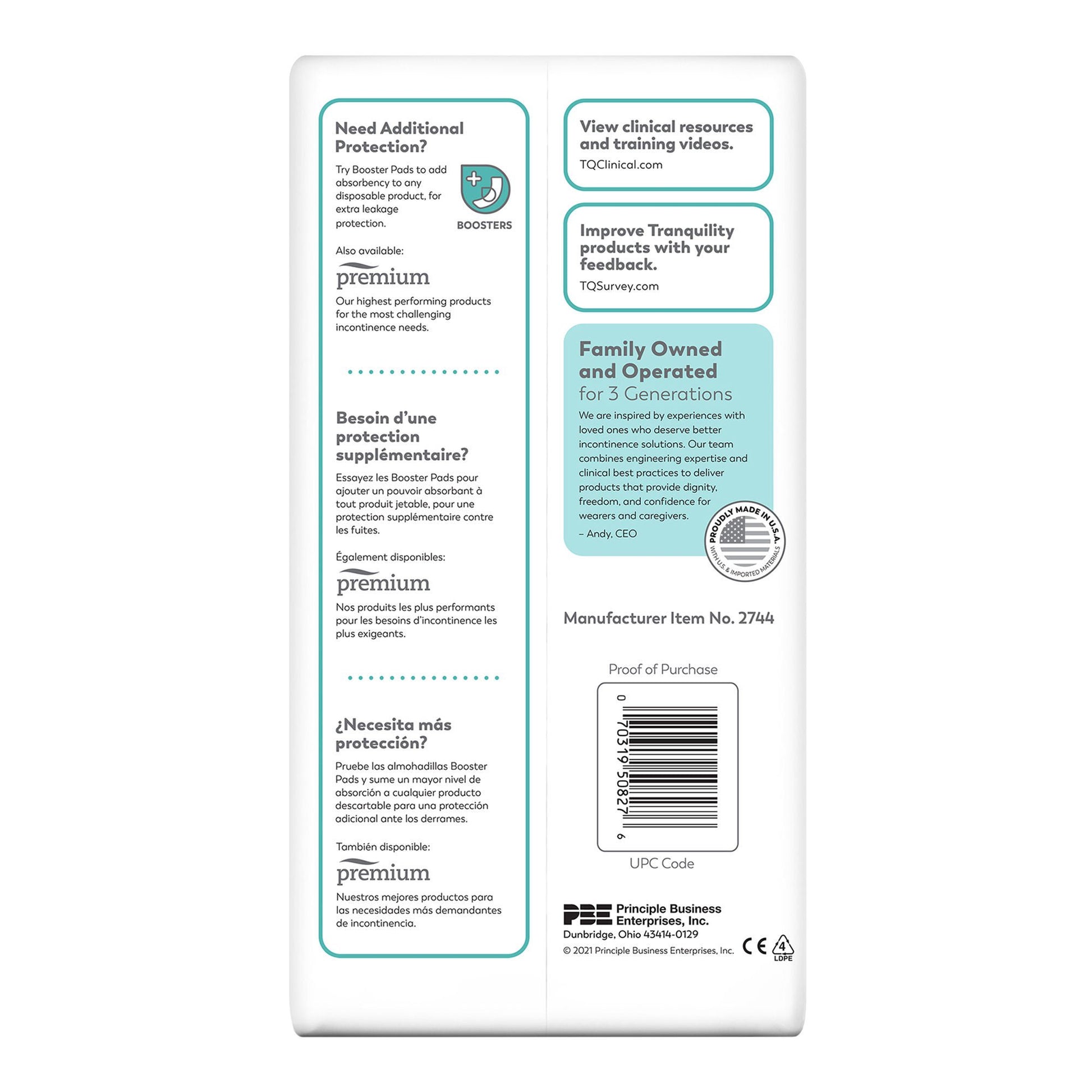 Tranquility® Essential Heavy Incontinence Brief