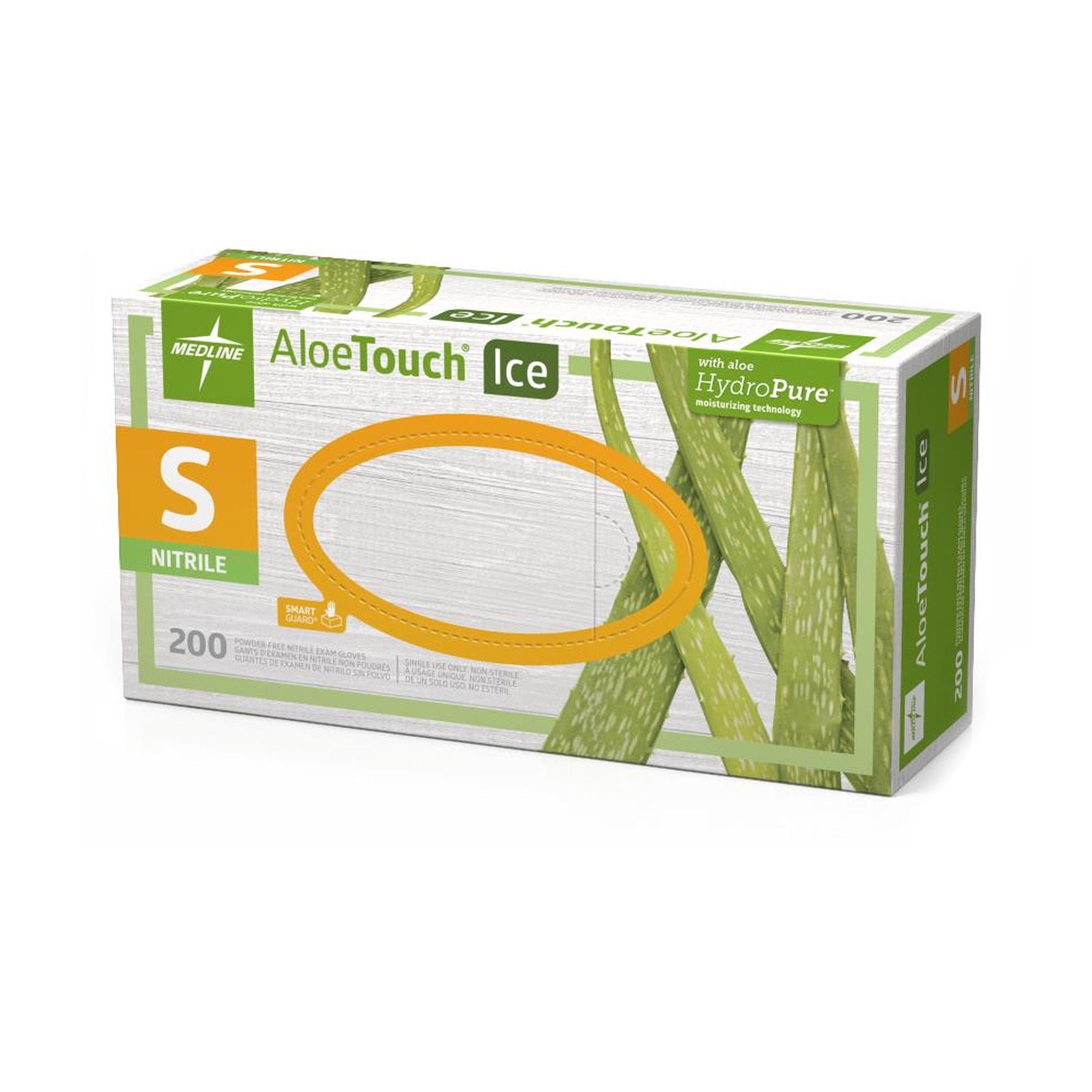 Aloetouch® Ice™ Nitrile Exam Gloves, Green - view 3