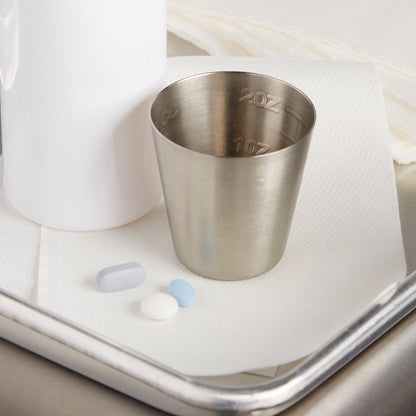 McKesson Argent™ Stainless Steel Graduated Medicine Cup, capacity