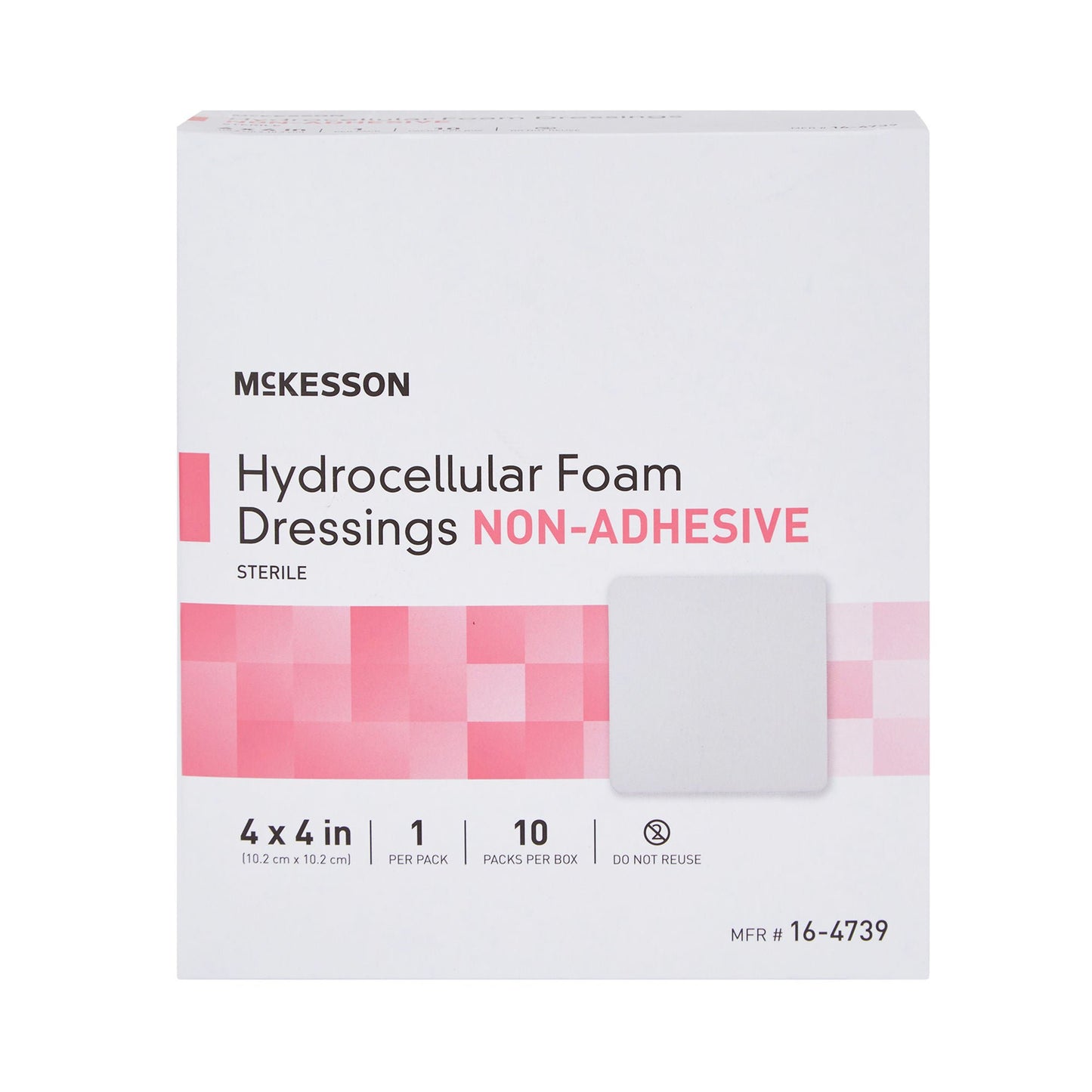 McKesson Nonadhesive without Border Foam Dressing