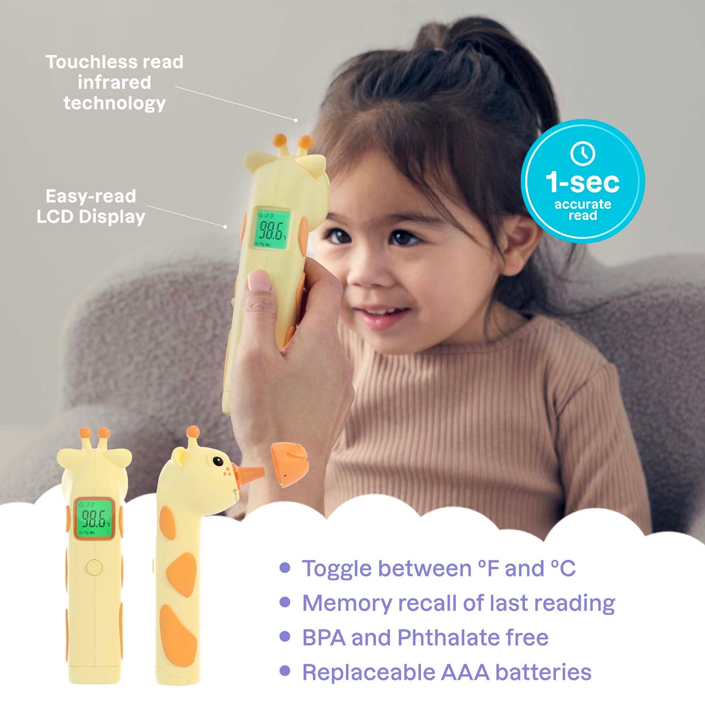 Playhouse MD Fever Buddy™ Infrared Thermometer for Small Children
