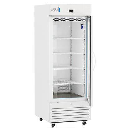 ABS Upright Refrigerator Pharmaceutical 26 cu.ft. 1 Glass Swing Door Cycle Defrost