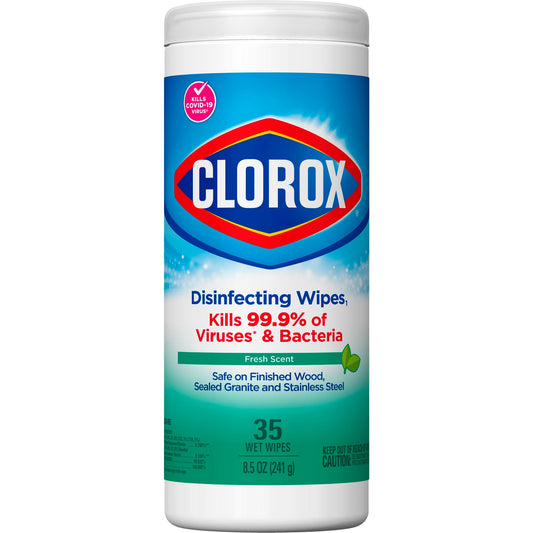 Clorox® Disinfecting Wipes, Fresh Scent, .
