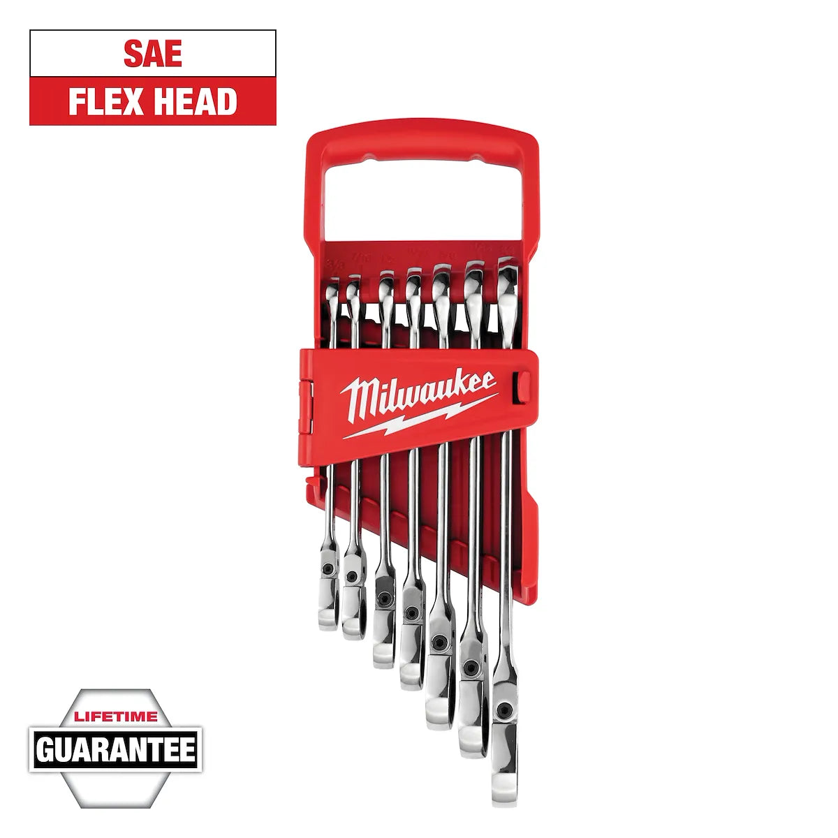 Milwaukee 7pc SAE Flex Head Combination Wrenches 48-22-9429