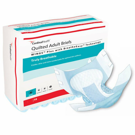 Wings™ Quilted Plus with BreatheEasy™ Technology Adult Briefs