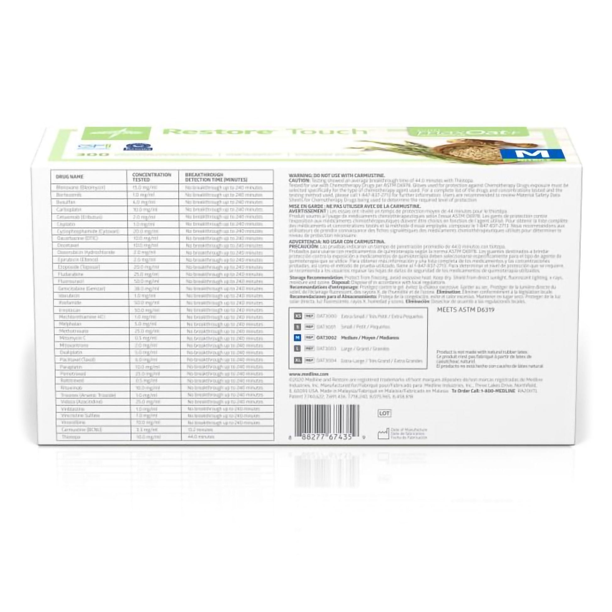 Restore® Touch Nitrile Exam Gloves, Green - view 4